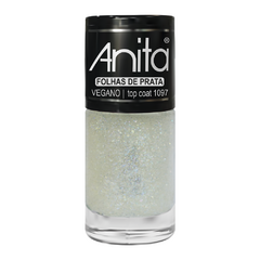 ESMALTE ANITA COLEÇÃO JOIAS DA ANITA - FOLHAS DE PRATA - TOP COAT 1097