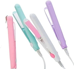Mini Chapinha Prancha De Cabelo Portátil Para Bolsa 220v