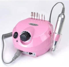 Lixadeira Motor Unhas Nail Drill Porquinho 45.000rpm Bivolt Cor:Rosa
