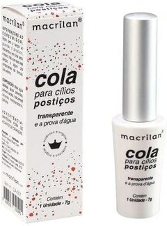 Cola para cílios postiços. Transparente. - CA-001, Macrilan