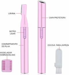 DEPILADOR ELÉTRICO BUÇO, SOBRANCELHAS - CANETA APARADOR DE PELOS - comprar online