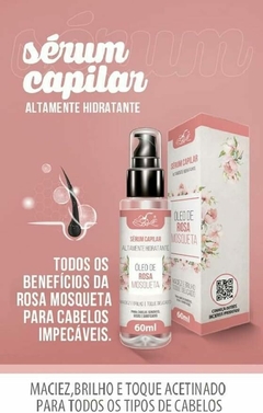 SÉRUM CAPILAR ÓLEO DE ROSA MOSQUETA ALTAMENTE HIDRATANTE 60ML - comprar online
