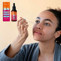 SÉRUM FACIAL 3 EM 1 VITAMINA C + ROSA MOSQUETA + ACIDO HIALURÔNICO MAX LOVE na internet