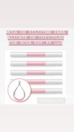Mola De Silicone Para Alicate - Amêndoa Cores