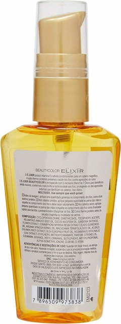 REPARADOR DE PONTAS ELIXIR BLEND 7 ÓLEOS BEAUTYCOLOR 40ML - comprar online