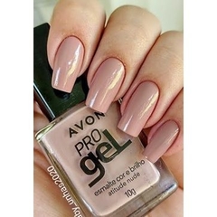 Esmalte AVON Pro Gel Cor e Brilho Atitude Nude 10g B1522 - comprar online