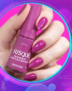 ESMALTE RISQUÉ NOSSO METAVERSO 8 ML CRIPTO ROSA - comprar online