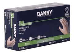 Luva De Vinil Danny - Cx C/100 Sem Amido
