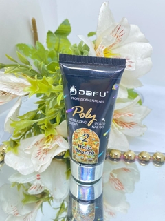 POLYGEL DAFU COM GLITTER 30ML -12 CORES na internet