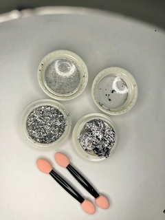 KIT DUAS FOLHAS DE OURO (PRATA)