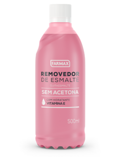 REMOVEDOR SEM ACETONA FARMAX 500ML