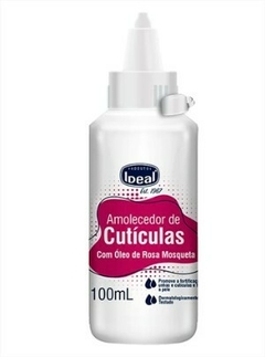 AMOLECEDOR DE CUTICULAS 100ML OLEO DE ROSA MOSQUETA COM ALMOTOLIA - IDEAL