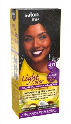 Coloração suave Light Color 4.0 Castanho Médio Salon Line