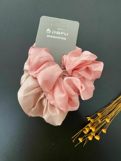 ELASTICO DE NILON PARA CABELO DAFU - Amêndoa Cores