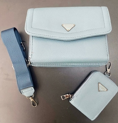 BOLSA TRANSVERSAL ALCA DE TECIDO - Amêndoa Cores