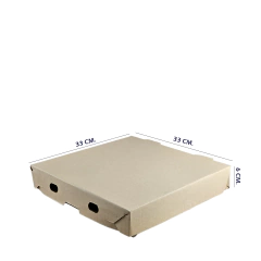 Caja 33x33x6 cm. de Microcorrugado Ideal Pizza Grande - comprar online