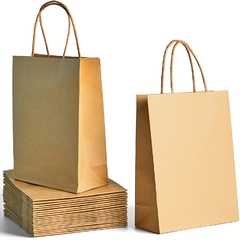 Bolsa Kraft Con Manija 30x30x11 Cm. N°104 - comprar online