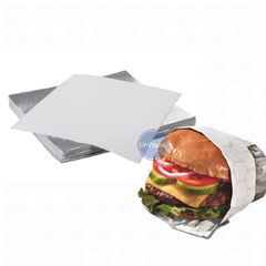Papel Aluminio Termico 30x40 Cm Ideal Hamburguesas 1kg