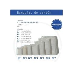 Bandeja De Carton n°6 31x25 cm. - comprar online