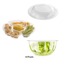 ENSALADERA 900ML. CON DIVISIONES BANDEX (MOD448) - comprar online