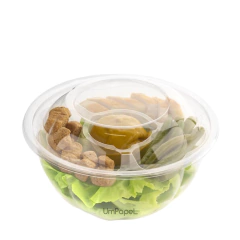 ENSALADERA 900ML. CON DIVISIONES BANDEX (MOD448)