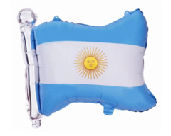 Globo Bandera Argentina Grande 66x55 Cm.