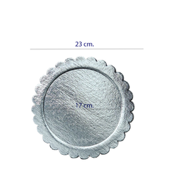 Plato Blonda De Carton Para Torta N°23 (23 Cm.) en internet