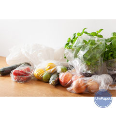 Rollo De Bolsas De Arranque Baja Densidad Cristal 15x25cm. - comprar online