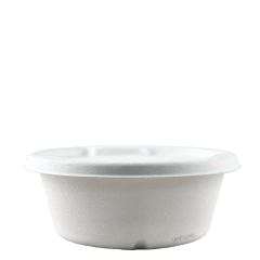 Ensaladera Compostable 1500ml Con Tapa Bagazo De Caña en internet