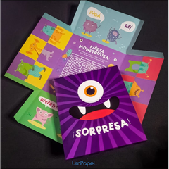 Caja Box Sorpresa Motivo Infantil 16x19x10 Cm. X Unidad - comprar online