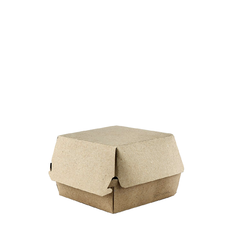 Estuche Clamshell Hamburguesas Mediano Kraft 93x84x70 - comprar online