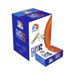 Clips N°6 Forrados Ezco Color 50mm - comprar online
