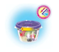 Bolzip Contenedores Redondos Chicos X2 550ml - comprar online