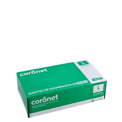 Guantes De Nitrilo Negro Coronet X 100 Unidades - comprar online