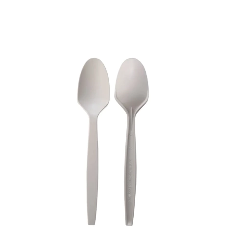 Cucharas Bio Compostables De Fecula De Maiz Reforzadas x 50u.
