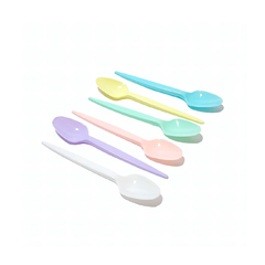 Cucharas De Postre O Cafe Colores Pastel