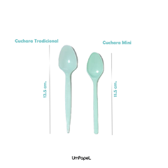 Mini Cucharitas Plasticas Para Postres y Shots - comprar online