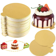Discos Dorados De 9 Cm. Diametro Mini Tortas. X 200 UNIDADES