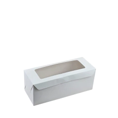 Caja Para Budin Con Ventana 26x10x10 Cm.