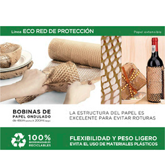 Bobina Ecored Para Embalaje 48 Cm. X 50 Mts Bio Panal - comprar online
