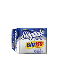 Servilletas Elegante Premium Big X 150u 32x31,5 Cm.