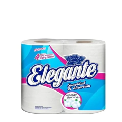PAPEL HIGIENICO ELEGANTE HOJA SIMPLE 30 METROS (900) - comprar online