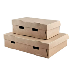 Caja Kraft Delivery 12 Empanadas 270x206x68 Mm. en internet
