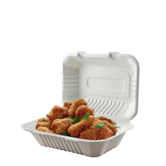 Estuche Delivery Compostable 950ml. Bagazo De Caña X 50 Uni.