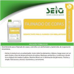 Seiq Fajinador De Copas Desinfecta Y Abrillanta 5 Lts - comprar online