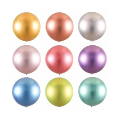 Globos Grandes 18 Pulgadas Chrome X 10 Unidades