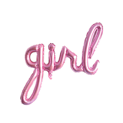 Globo Metalizado Frase Boy - Girl Gender Baby Shower