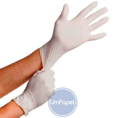 Guantes De Latex Descartables x 100 u. Varios Talles