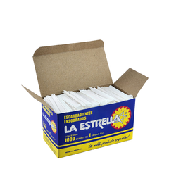 Escarbadientes Ensobrados X 1.000 Unidades La Estrella