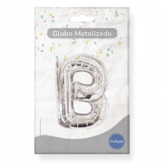Globo Letra Metalizado Plateado 16 Apto Helio en internet